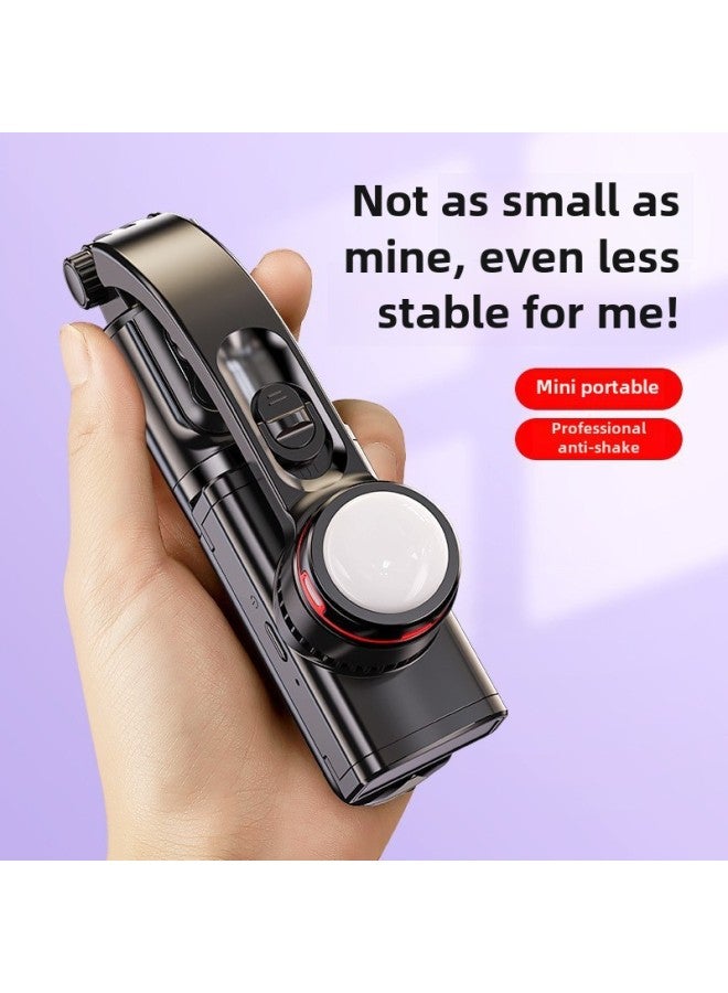 Mobile Phone Stabilizer Anti-shake Single-axis Selfie Stick Bluetooth Live Photography Fill Light Beauty Tripod Bracket-Color:L18 Anti-shake Tripod Selfie Stick-Black  - Image 3