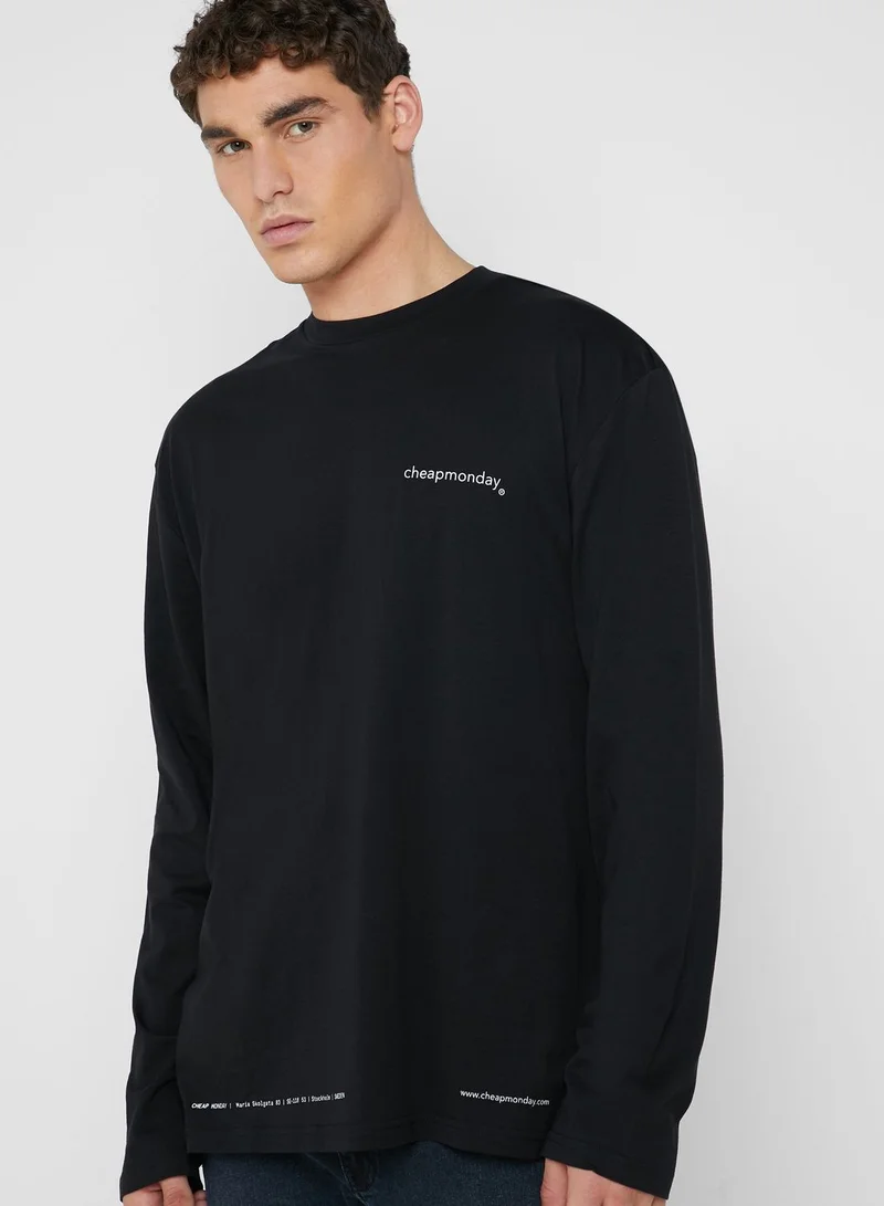 Cheap Monday Profile Crew Neck T-Shirt