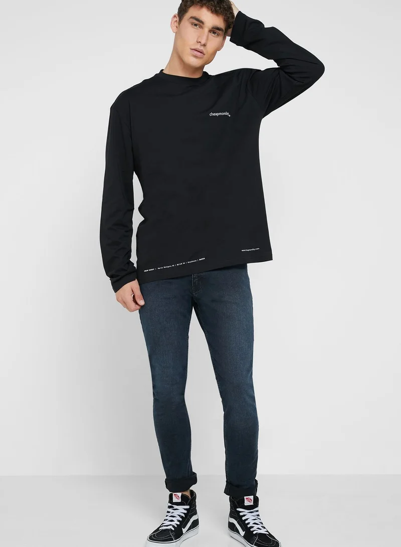 Cheap Monday Profile Crew Neck T-Shirt