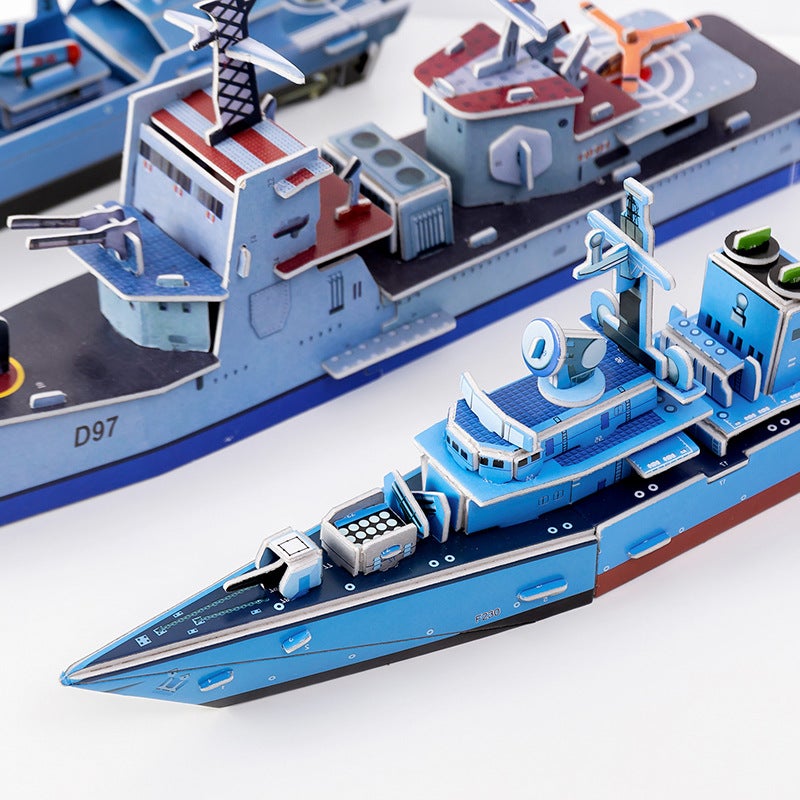 3D Three-Dimensional Puzzle Large Children'S Handmade Puzzle Diy Assembled Creative Model Kindergarten Student Gift - Image 4