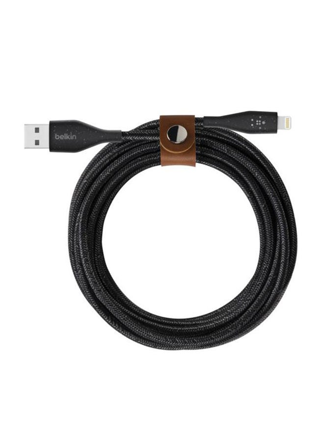 Duratek Plus Lightning To USB-A Cable Black