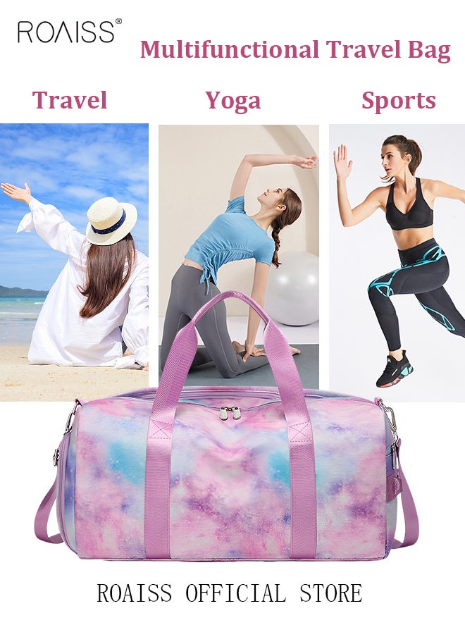 roaiss - New Trend Travel Duffel Bag Sports Gym Tote Bag Shoulder Crossbody Overnight Bag for Women Men Weekender Labor Delivery Bag - Image 1