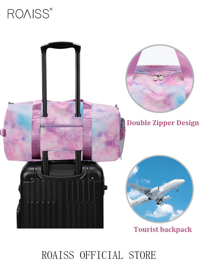 roaiss - New Trend Travel Duffel Bag Sports Gym Tote Bag Shoulder Crossbody Overnight Bag for Women Men Weekender Labor Delivery Bag - Image 1