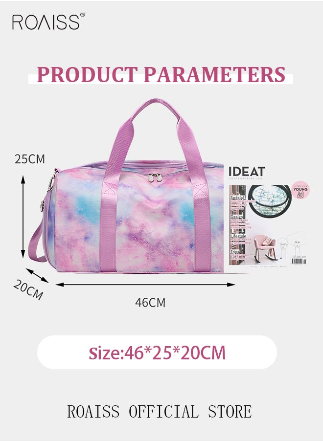 roaiss - New Trend Travel Duffel Bag Sports Gym Tote Bag Shoulder Crossbody Overnight Bag for Women Men Weekender Labor Delivery Bag - Image 1
