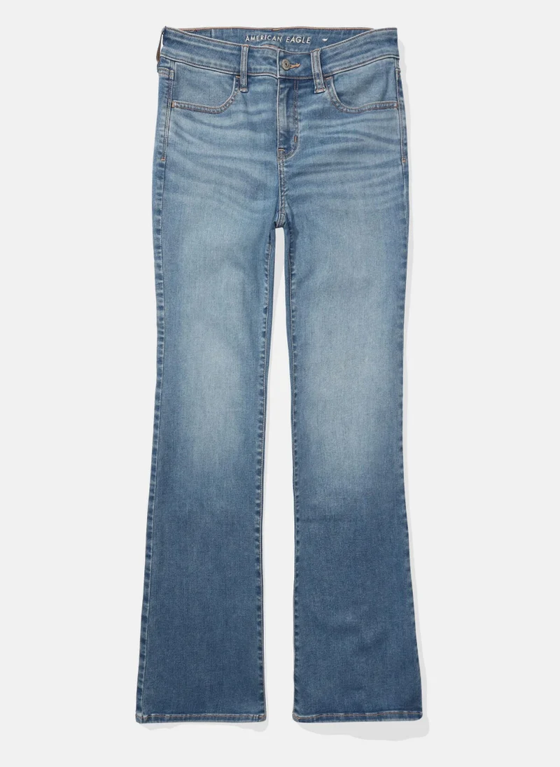 امريكان ايجل High Waist Stright Jeans