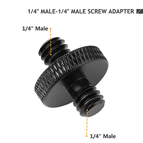 Frgyee 12 Pcs 1/4" & 3/8" Camera Screw Adapter Set - DSLR, GoPro, Flash & Light Stand Mounts - Image 5