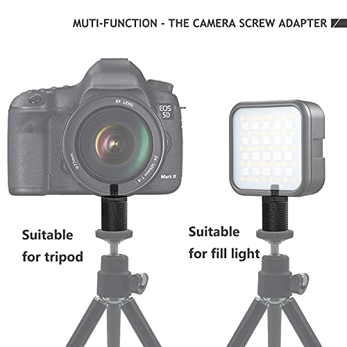 Frgyee 12 Pcs 1/4" & 3/8" Camera Screw Adapter Set - DSLR, GoPro, Flash & Light Stand Mounts - Image 3