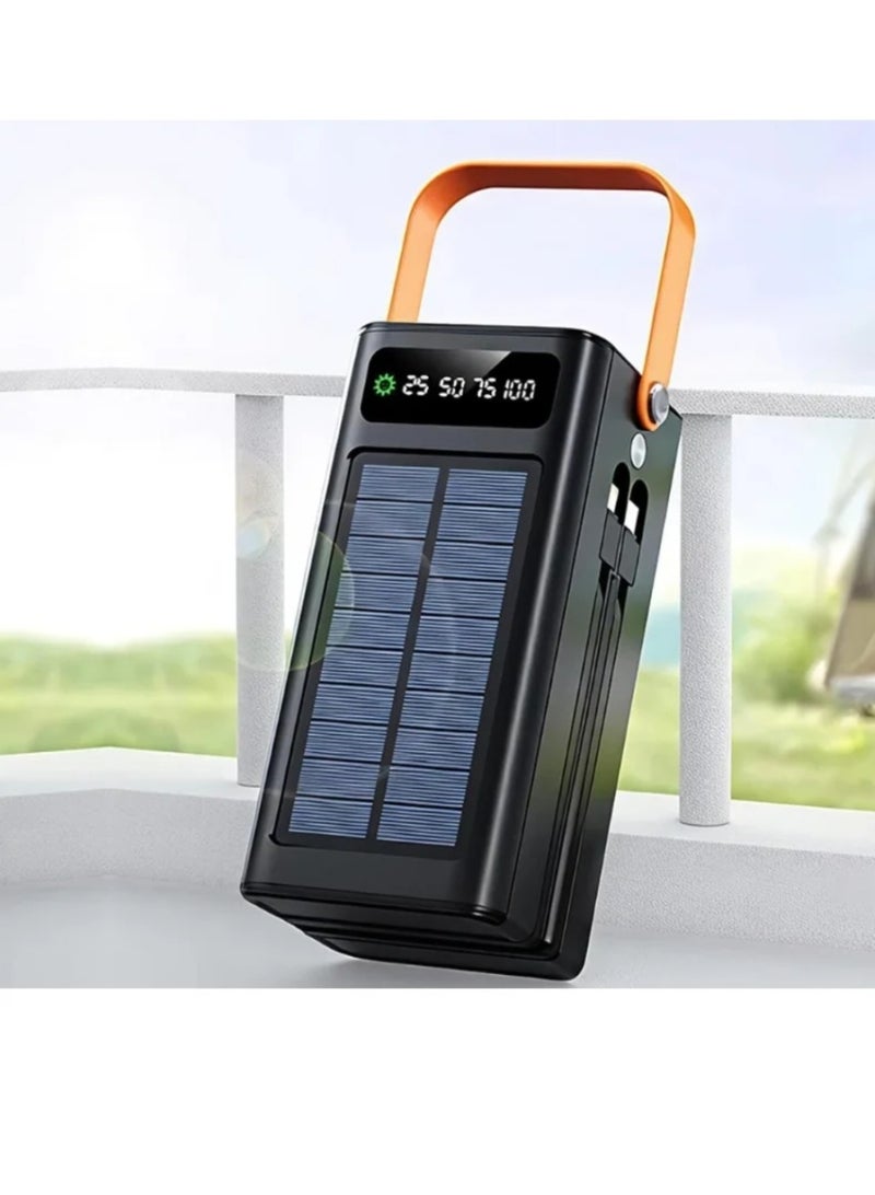 Dinex 30000mAh Solar Power Bank with LED Emergency Light - Image 1