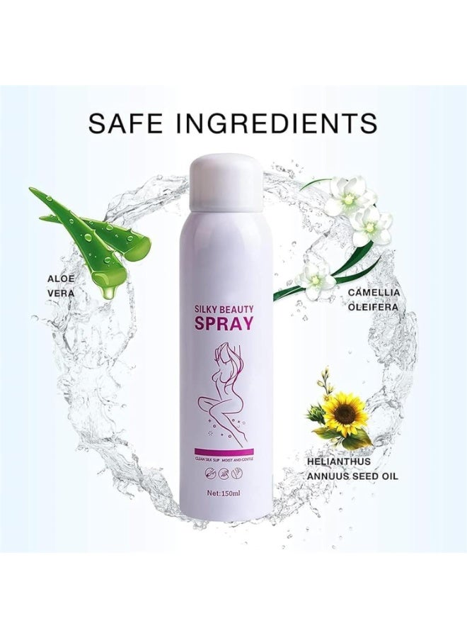 KINGYES بخاخ إزالة الشعر من Silky Beauty Body Leg Arm Underarm Hair Remover سهل الاستخدام للنساء والفتيات، رغوة إزالة الشعر بالفقاعات - Image 5