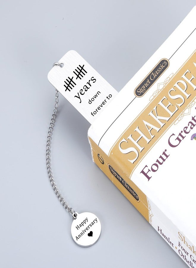 Perleddom 10th Anniversary Tin Gifts for Women Men 10 Year Anniversary Bookmark Gifts for Couples Tin Gift for 10th Wedding Anniversary for Husband Wife Book Lover Gift Book Accessories for Her Him - Image 3