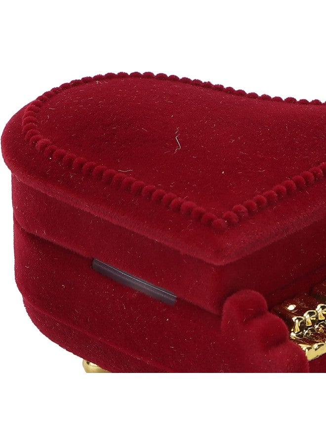 klarako Ring Box, Portable Jewelry Box Piano Shaped Shell Earrings Rings Gift Travel Storage Case for Necklace Pendant Earring Wedding Creative  - Image 5