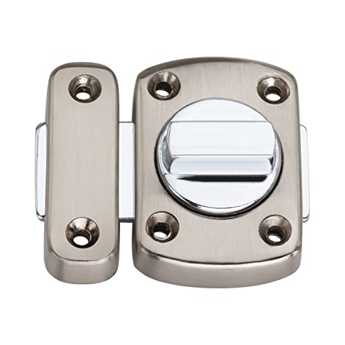 SARDAR Square 5" Stainless Steel Iron Bathroom Door Handle Set with Keyless Baby Latch/Tower Bolt/Push to Close Latch, Pull Handle - Image 5