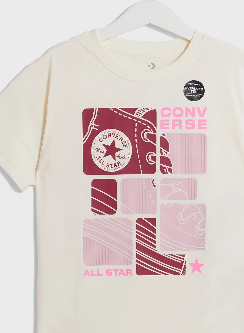 CONVERSE Kids Graphic Boyfriend T-Shirt