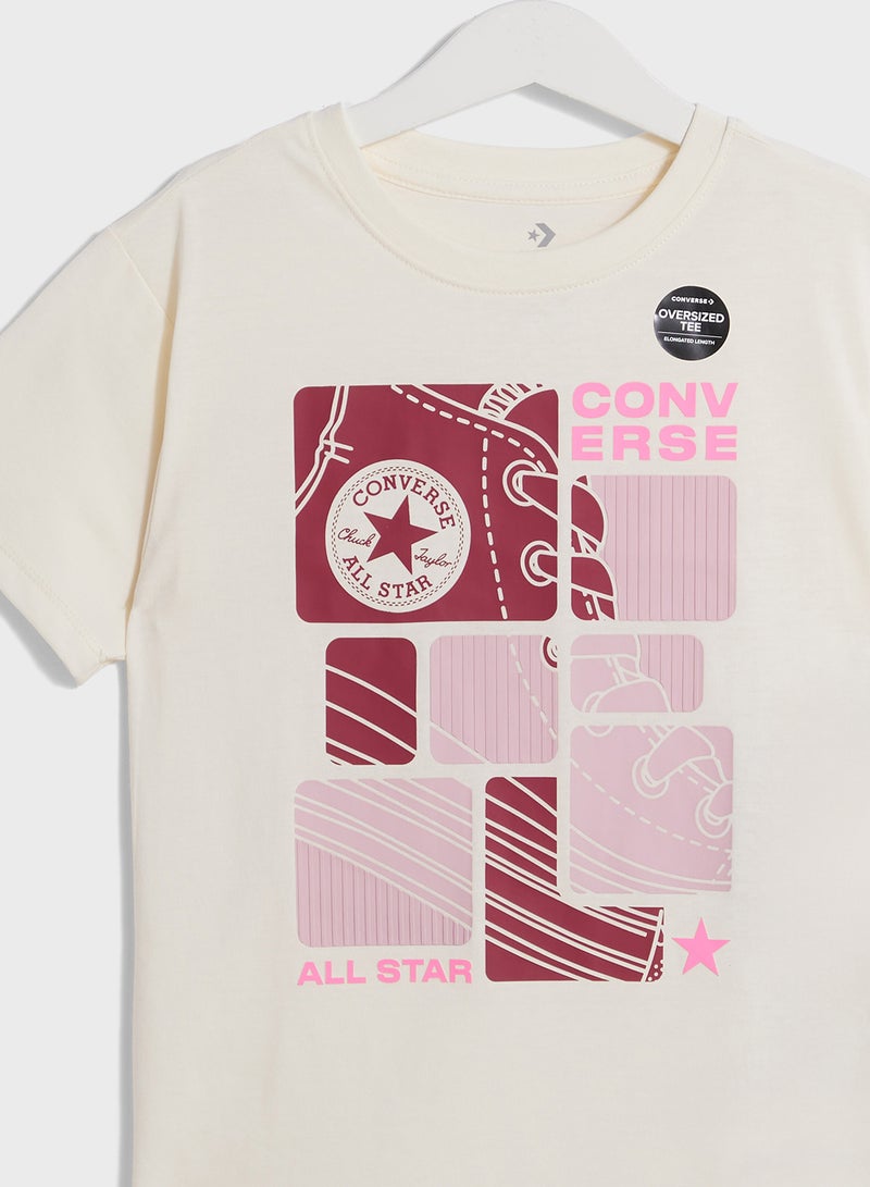 كونفرس تيشيرت برسومات للأطفال بستايل بوي فريند - Image 3