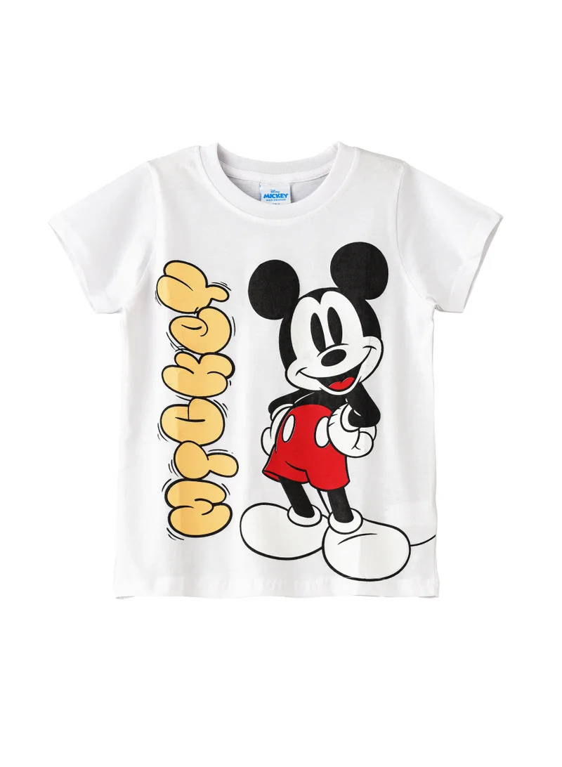 ديزني Disney Tshirt for Boys | Casual Wear with Cotton Jersey Fabric | Regular Length