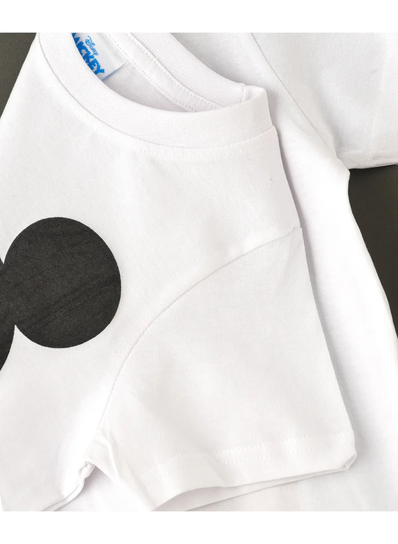 Disney Mickey and Friends Graphc Print Round Neck Boys T-Shirt