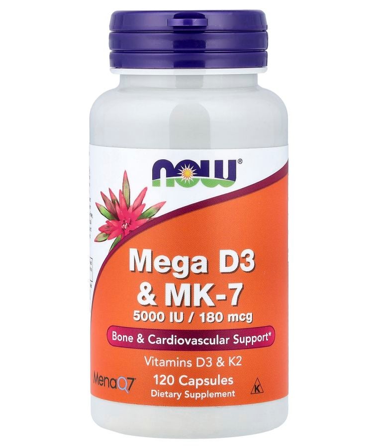 Mega D3 & MK-7 120 Capsules
