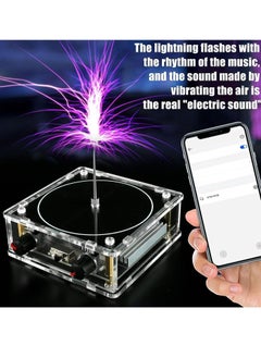 Captaintech Musical Coil for Tesla, Bluetooth Music Coil, Touchable Artificial Lightning Spark Gap Arc Generator, Wireless Transmission Experiment Model, Science Teaching Experiment Tool Desktop Toy  - Image 3