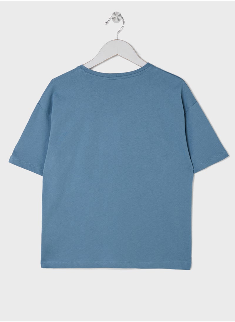 نيم ات - Kids Graphic Crew Neck T-Shirt - Image 1