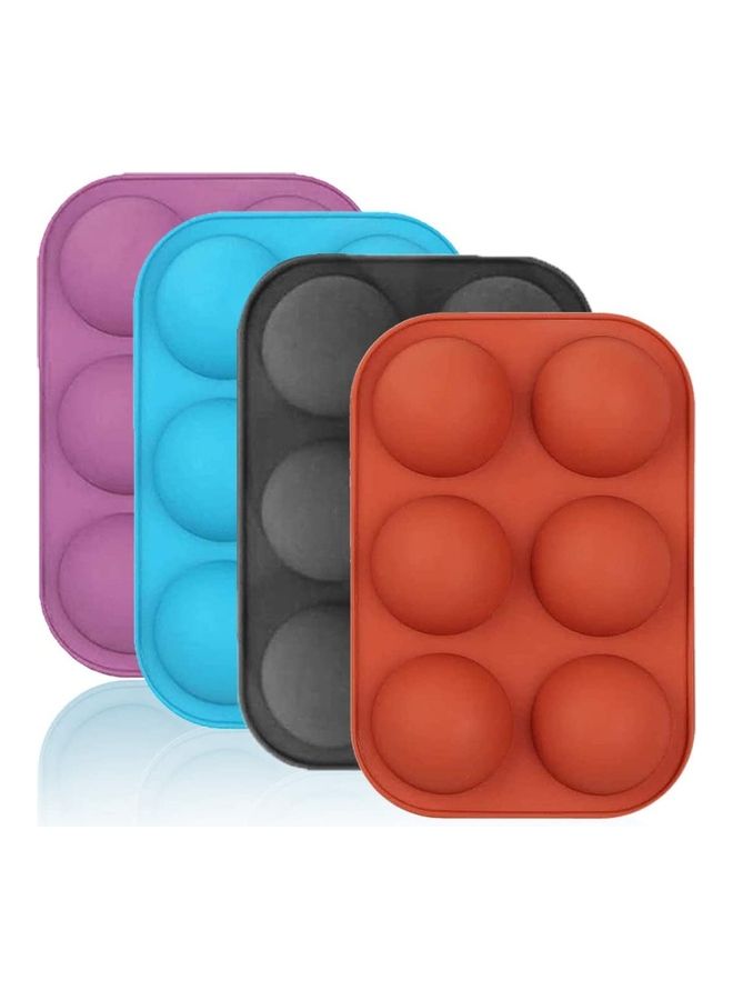 NIBEMINENT Silicone Mold For Chocolate，Half Sphere Molds Baking, BPA Free Cupcake Baking multicolour one sizecm - Image 1