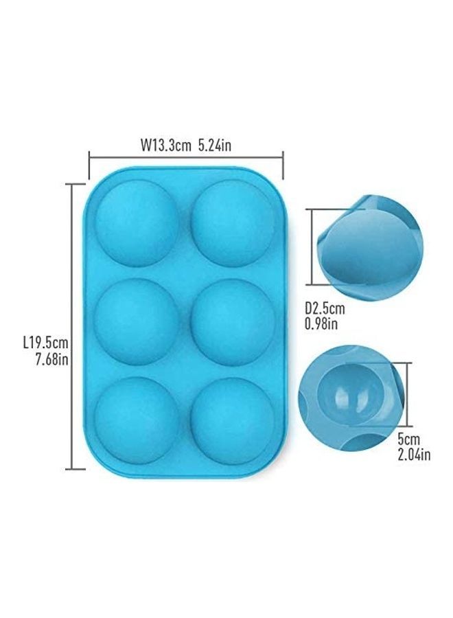 NIBEMINENT Silicone Mold For Chocolate，Half Sphere Molds Baking, BPA Free Cupcake Baking multicolour one sizecm - Image 3