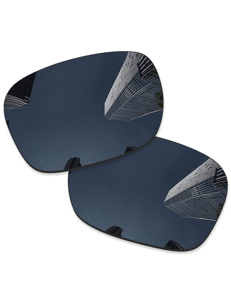 Combine8 2 Pairs Ploarized Replacement Lenses for Oakley Jupiter Squared OO9135/Jupiter Carbon OO9220 Sunglasses - Black + Ice Blue - Image 2