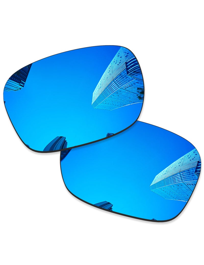 Combine8 2 Pairs Ploarized Replacement Lenses for Oakley Jupiter Squared OO9135/Jupiter Carbon OO9220 Sunglasses - Black + Ice Blue - Image 3