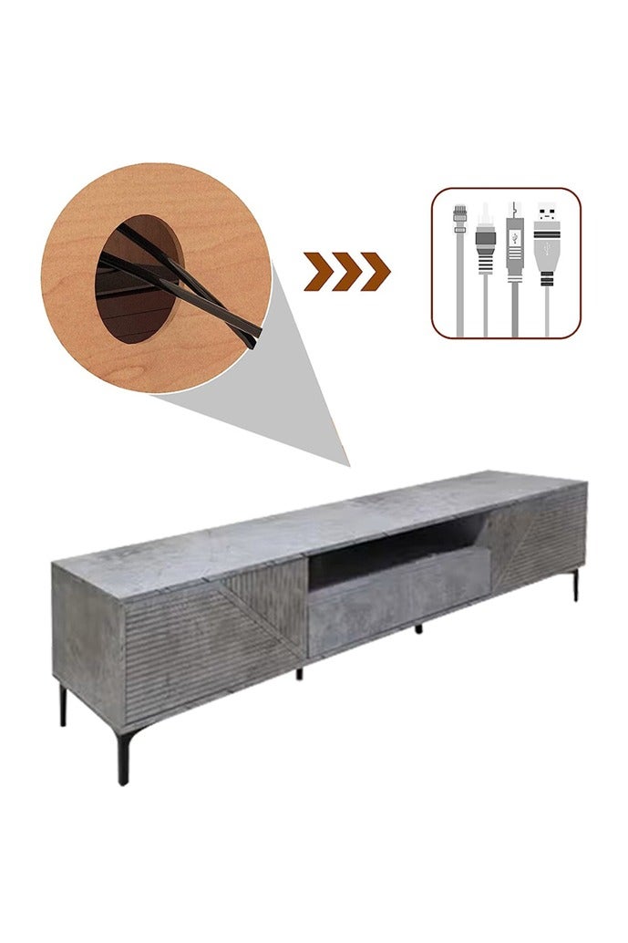 ليفينج طاولة بلازما حديثة مع رف 200*40*47 سم - Image 2