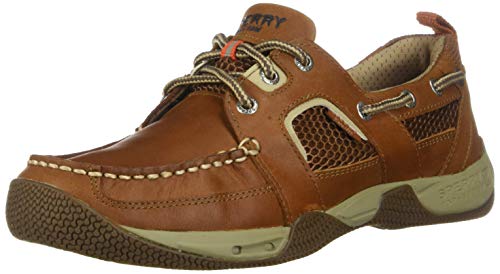 Sperry Mens Sea Kite Sport Moc Boat Shoe, Sudan Tan, 11 - Image 1