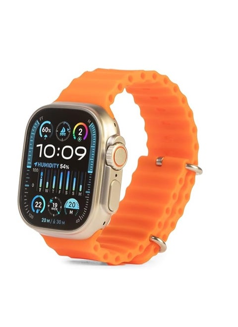ConnectME S9 Ultra Smart Smart Watch, 49 mm Screen Size, Orange