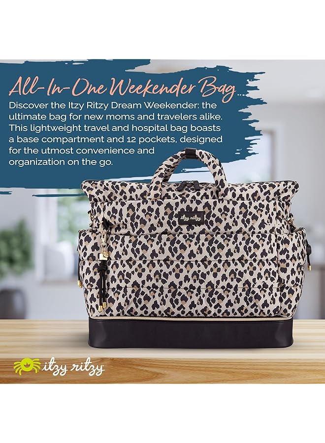 erorex Dream Weekender Travel Bag Lightweight Overnight And Hospital Bag Features Base Compartment 12 - Image 2