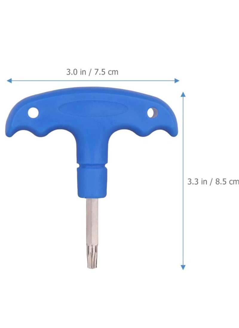 Excefore - Golf Wrench Tool, T-key Set,T-Handle Spanner Socket Wrench, 2Pcs Wrenches For Golfs T-Type Wrenches T-shaped Designed Screwdrivers Cleat Tool - Image 1