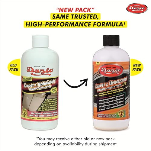 Dazlo Carpet Upholstery Cleaner Concentrate (330 grams) | Makes 10L Cleaning Solution | Professional Grade Stain Remover For Car Interiors, Seat, Carpet, Roof Headliner, Upholstery, Fabric, Sofa - Image 2