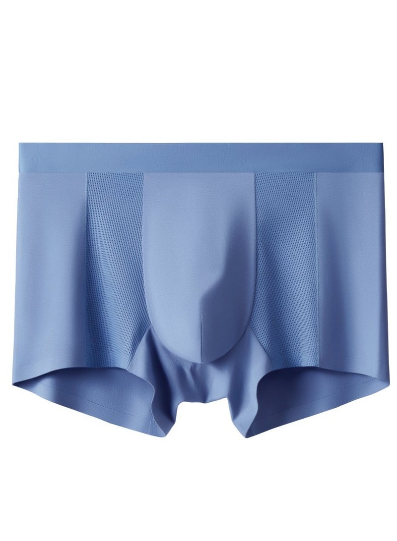 WEIJIANGJUN Men's Flat Corner Underwear - Mid Waist 5 Set, Modal Fabric, Comfortable with Elasticity, Cool and Breathable Style  - Image 4