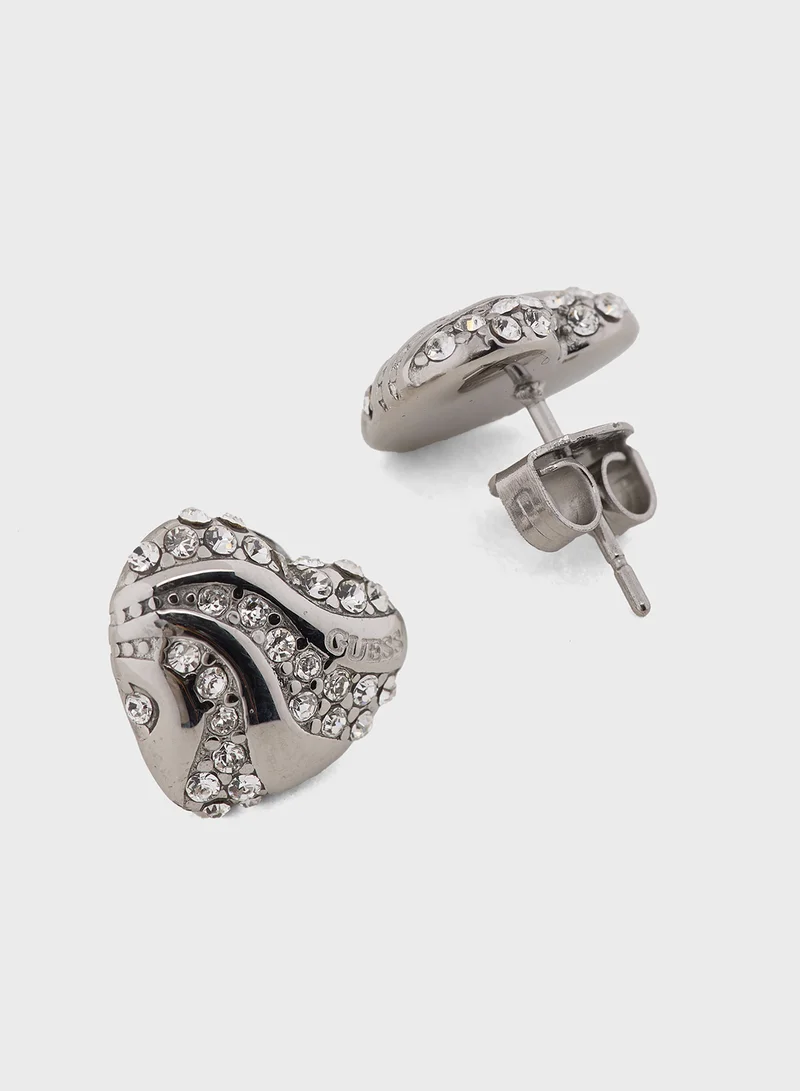 جس 13Mm Heart Waves Studs