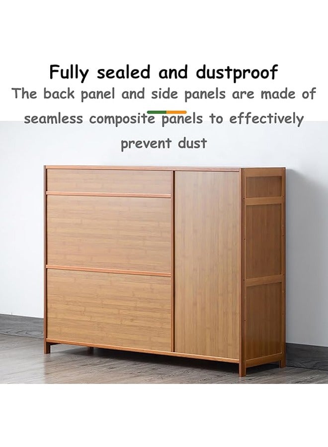 keke Modern Wooden Storage Kitchen Cabinet with Shelves for Living Room & Kitchen  - Image 5