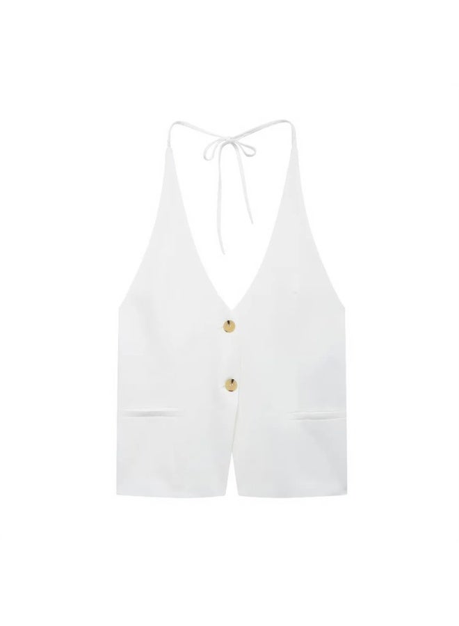 Shougu New Fashionable Casual Women's Suit Vest  - Image 1