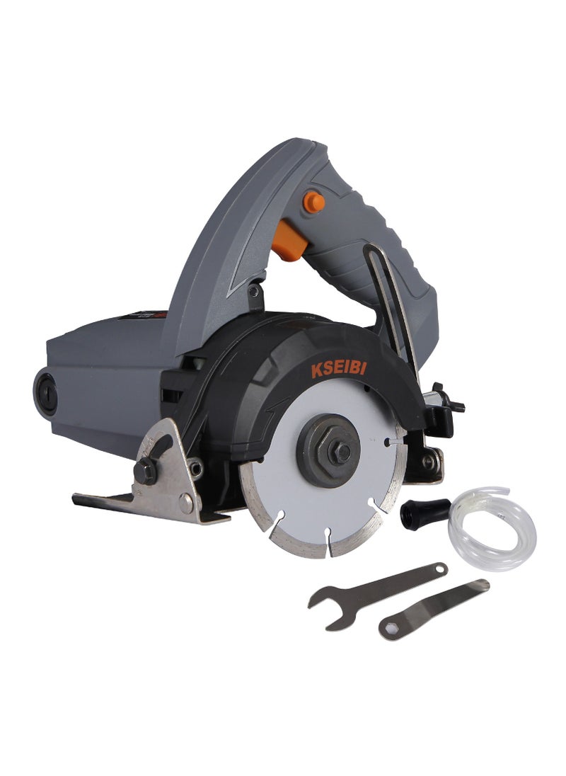 KSEIBI - Marble Cutter, 1250W Motor Circular Saw Cutter with 13800 Rpm, Wrench (2x) and Carbon Brush, Electric Concrete Saw for Cutting Marble, Stone and Brick, Professional Tile Cutting Machine. - Image 1