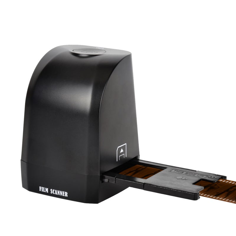 Film Scanner: 8 Megapixel CMOS Sensor, 2400dpi/4800dpi Resolution, One Button Quick Scan - Easy To Use Photo Scanner For Old Photos, Film Negatives, Slides, Photography Enthusiasts & Home Digitization - Image 1