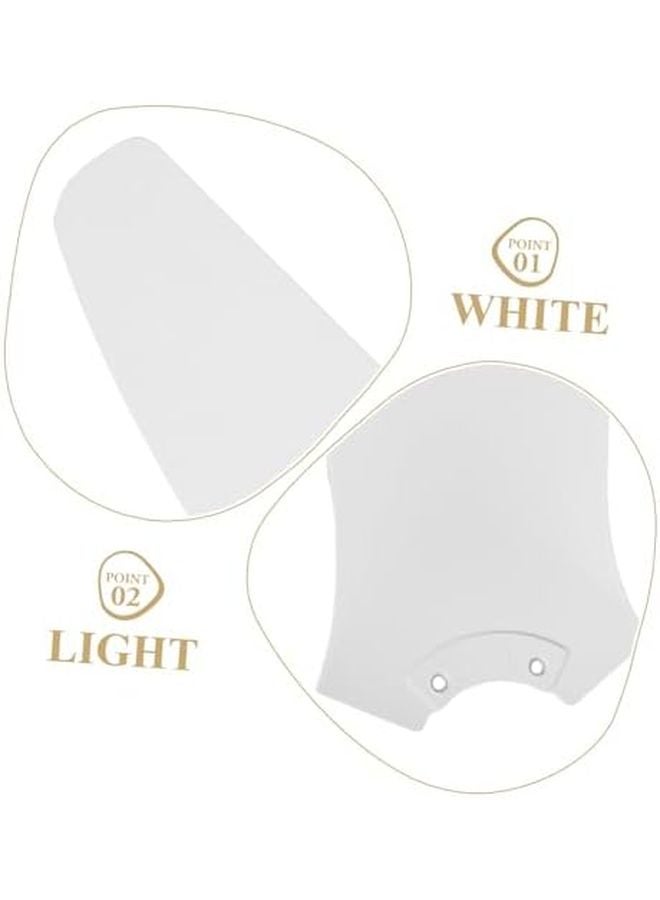 VALICLUD Replacement Plastic Fan Blades White for Standing and Ceiling Fans Sleek Design Home Decor - Image 4