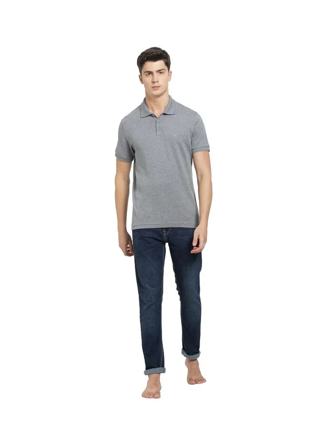JOCKEY Jockey 3912 Men Super Combed Cotton Rich Solid Half Sleeve Polo T Shirt