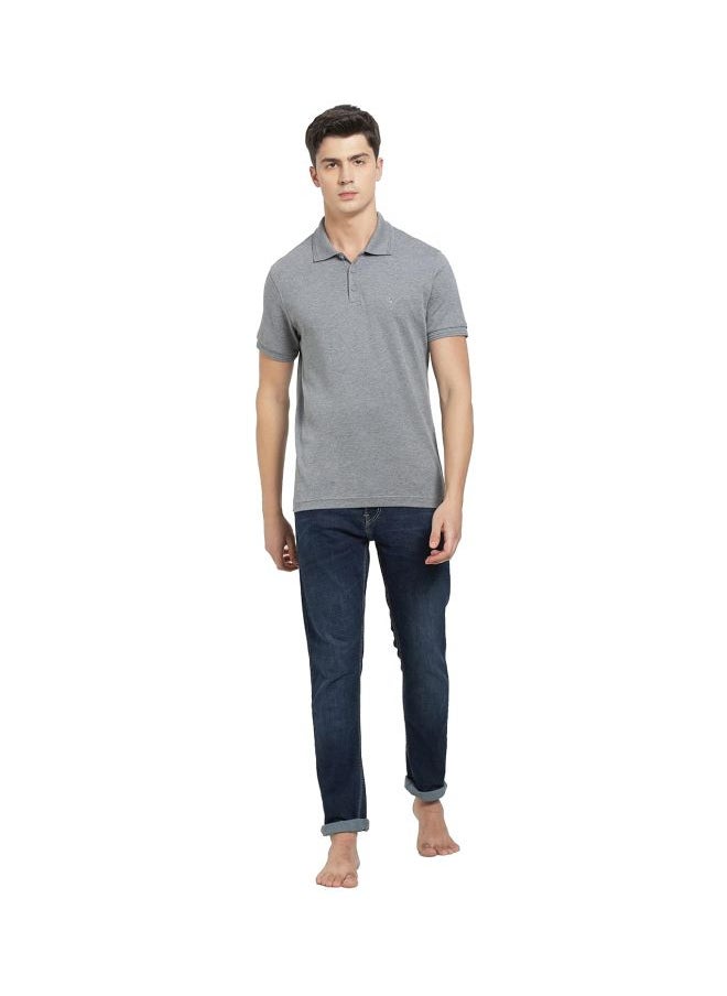 JOCKEY - Jockey 3912 Men Super Combed Cotton Rich Solid Half Sleeve Polo T Shirt - Image 1