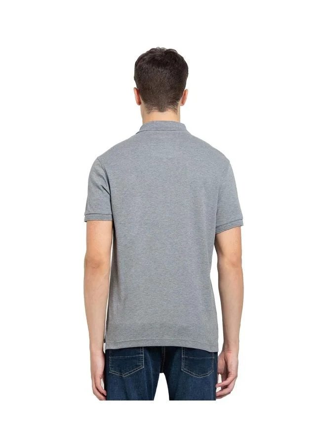 جوكي جيكي بولو قطن سادة نصف كم رجالي