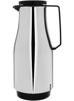 helios Helios Thermos, 1.5 Liters, Glass Inner Container, Plastic Outer Shell - Silver Black  - Image 1