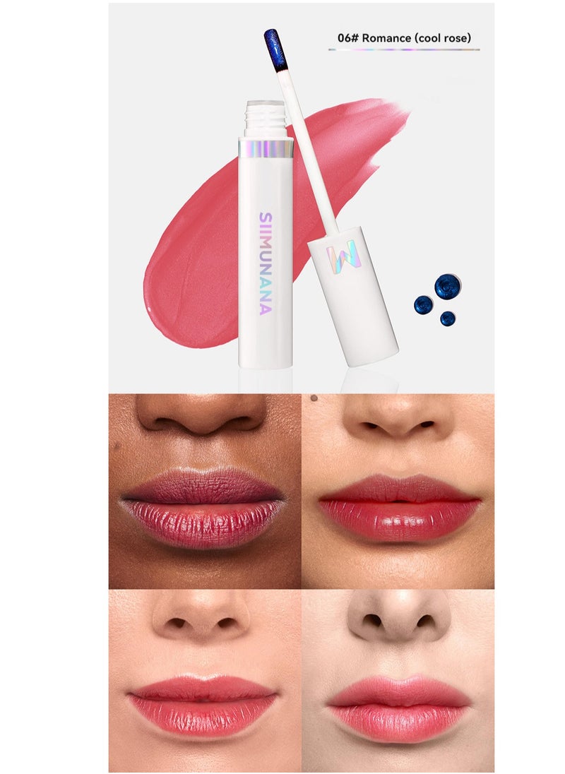 siimunana Lip Stain Peel Off - Long Lasting, Waterproof Pink Lip Tint, Transfer Proof Natural Lip Stain  - Image 3