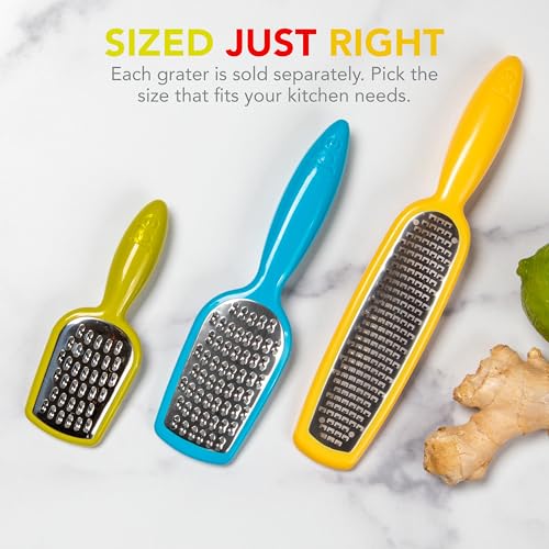 Joie Grate Zester, Handheld Grater Ideal for Citrus, Hard Cheese, Chocolate, Cinnamon, and Nutmeg, Stainless Steel, Multiuse Kitchen Tool, BPA-Free, Colors May Vary - Image 5