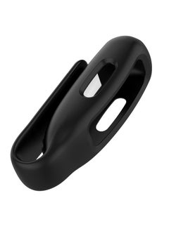 KASTWAVE " Solid Color Silicone Clips Compatible for Fitbit Inspire 2, Case Cover Compatible for Fitbit Inspire 2 Clips with Steel Sheet (Black) "  - Image 2
