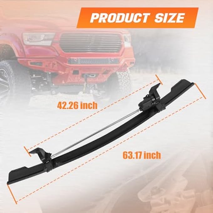 Fexhull 68274406AH Front Air Dam with Actuator Compatible with 2019-2024 Ram 1500 Replace Part Number#68274406AH - Image 5