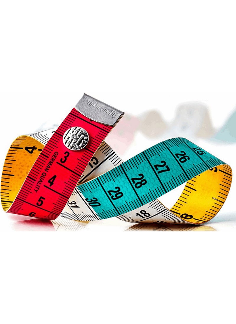 Elegantshop Hemline Snap Tape Measure Mezure Tape Measure 150 cm  - Image 1