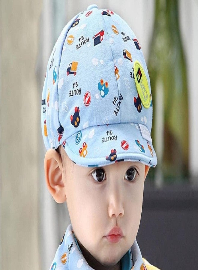 Ziory قبعة بيري قطن للأطفال من زيواري (عبوة من 1) (3079_أزرق_6 أشهر-9 أشهر) - Image 3